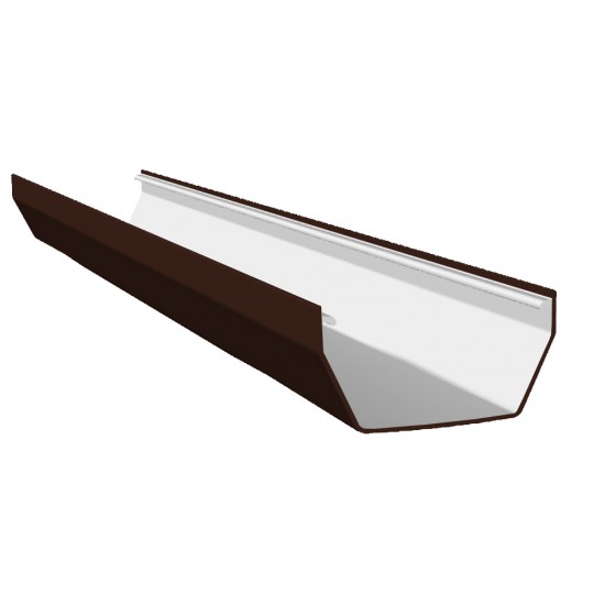Square Gutter 4m BROWN