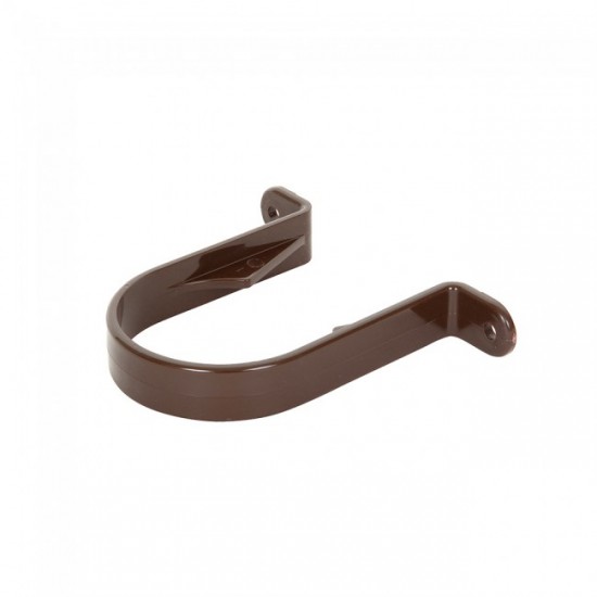 Round Pipe Clip BROWN