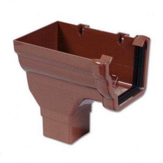 OGEE Stopend Outlet RH BROWN