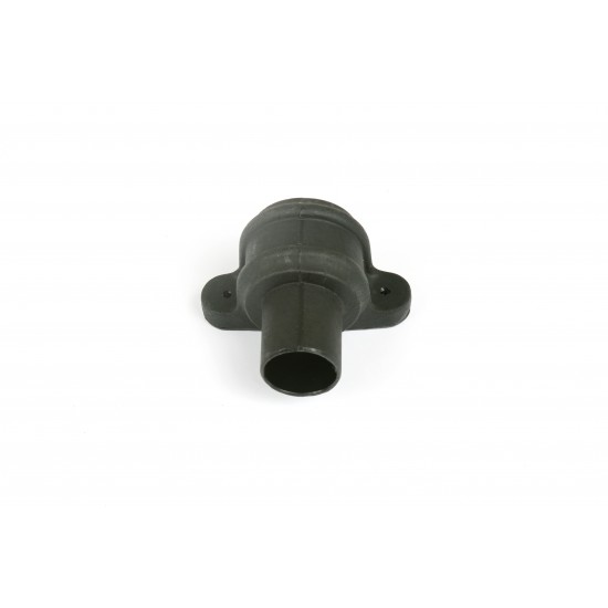CASCADE Round Cast Iron Style PIPE COUPLER WITH LUGS BLACK