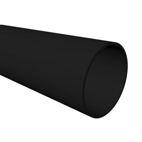 Round Downpipe 5.5m BLACK